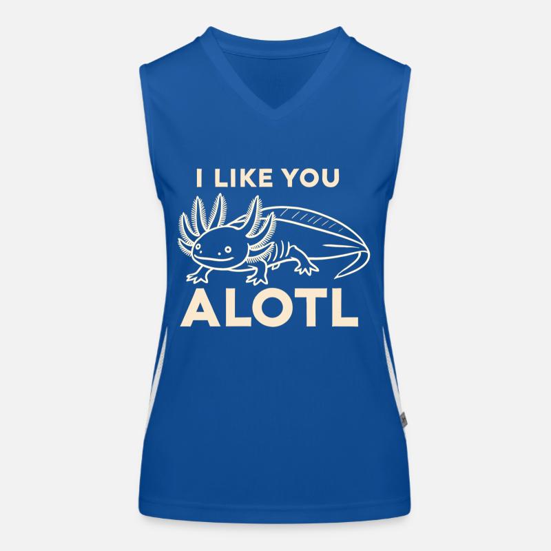 Ich mag dich sehr Funktionelles Kontrast-Tank Top für Frauen