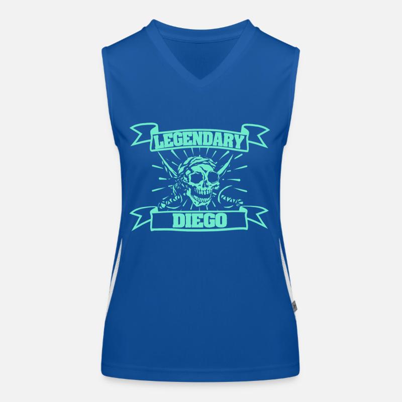 Diego Funktionelles Kontrast-Tank Top für Frauen