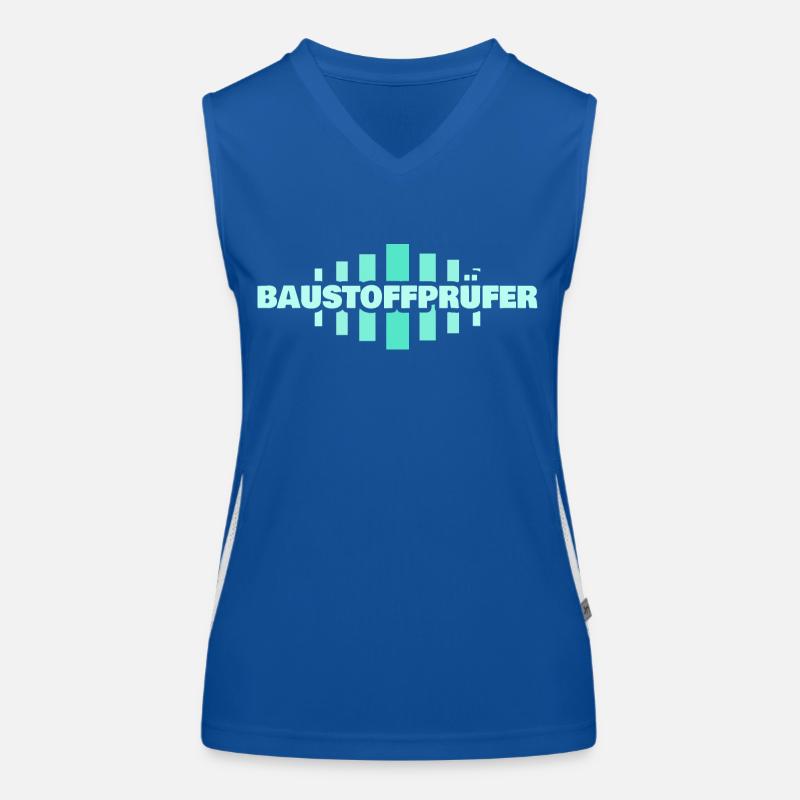 Occupation: Building materials tester Women's Functional Contrast Tank Top