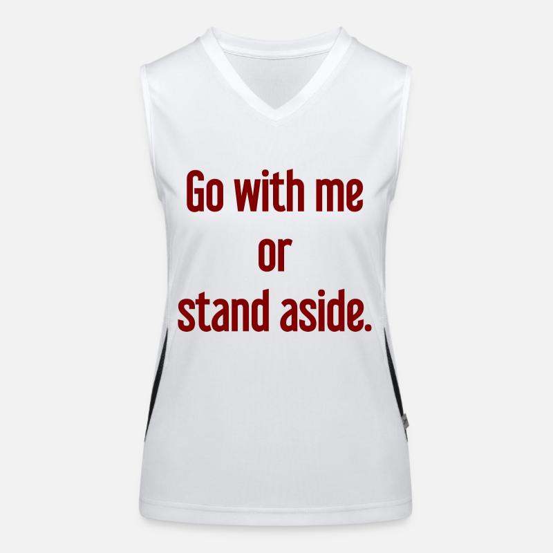 Geh mit oder beiseite Funktionelles Kontrast-Tank Top für Frauen