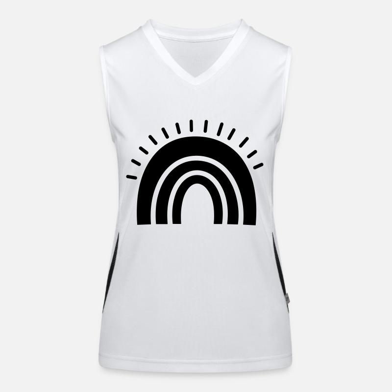 Rainbow Women's Functional Contrast Tank Top