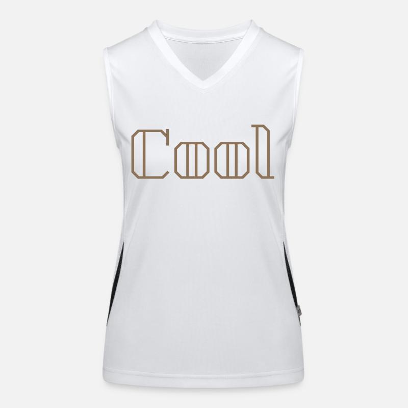 Fresco Camiseta funcional de tirantes en contraste para mujer