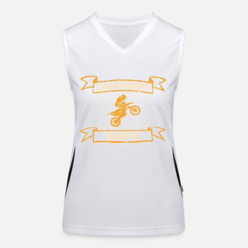 Edwin as a motorcycle Women's Functional Contrast Tank Top
