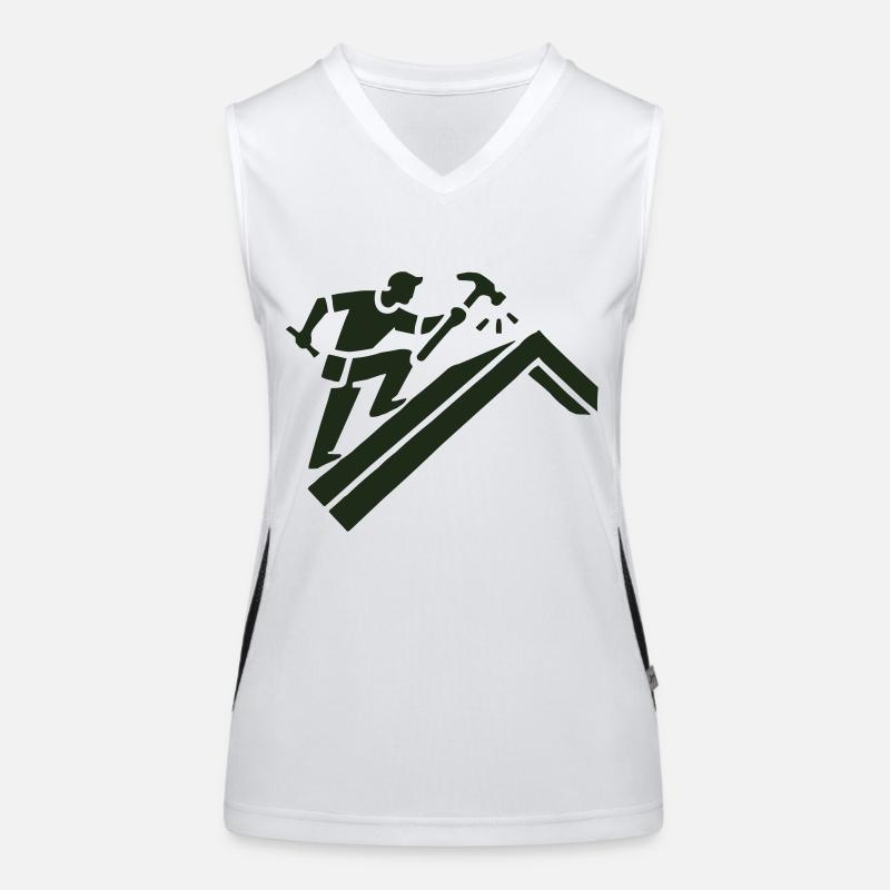 dachdecker Funktionelles Kontrast-Tank Top für Frauen
