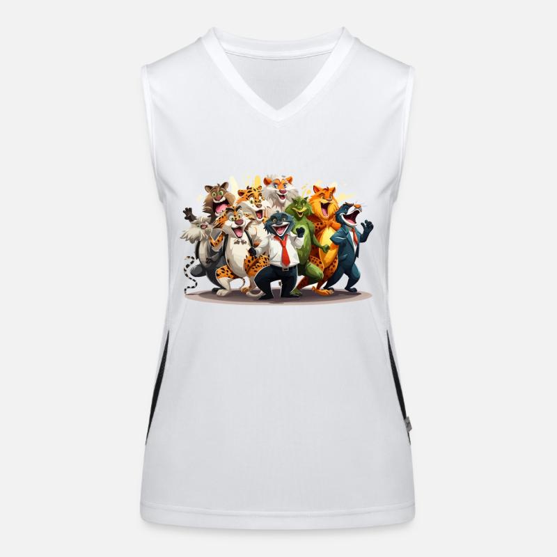 The Wild Dance Party Women's Functional Contrast Tank Top