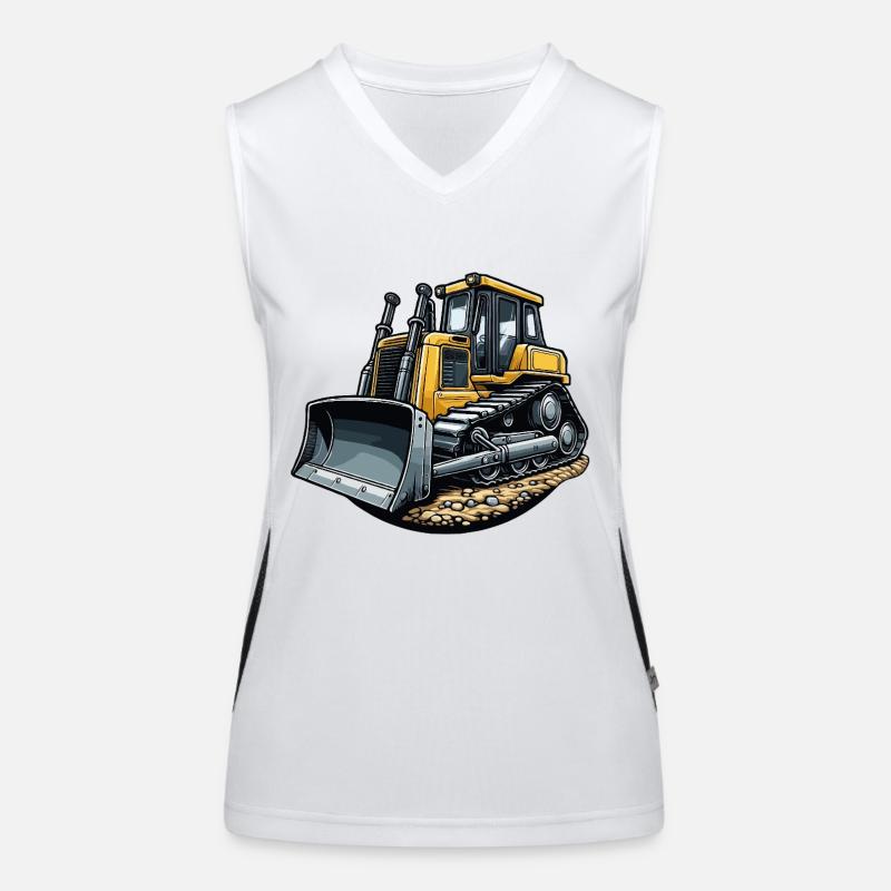 Bulldozer grand Débardeur respirant contrasté Femme