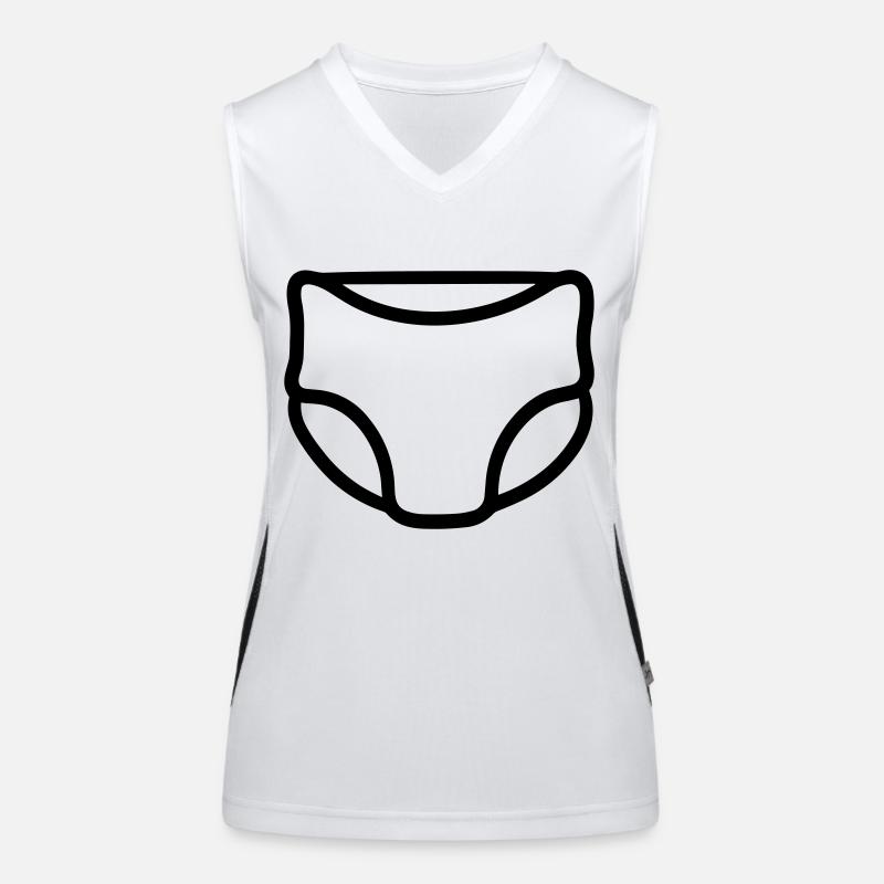 Schicht Funktionelles Kontrast-Tank Top für Frauen