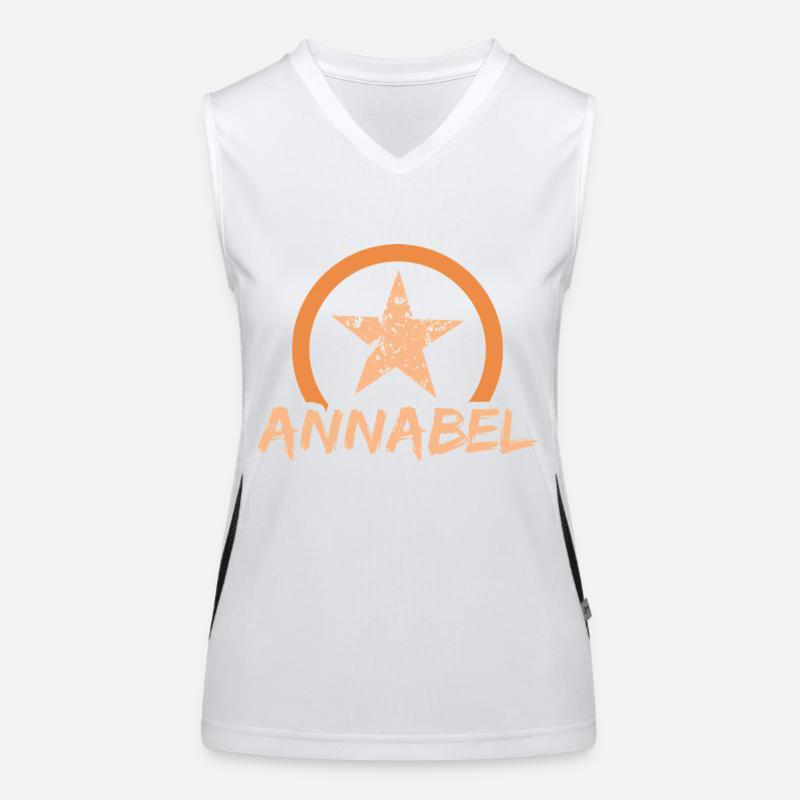 Annabel as a first name Women's Functional Contrast Tank Top