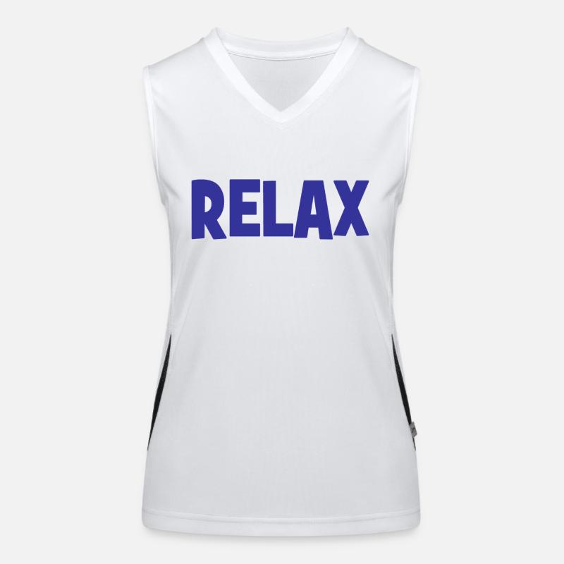 RELAX - Relax - Relax - chill - chill Débardeur respirant contrasté Femme