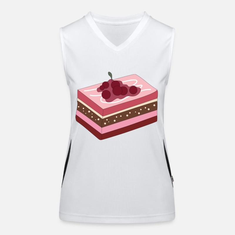 Sweets Kuchen Funktionelles Kontrast-Tank Top für Frauen