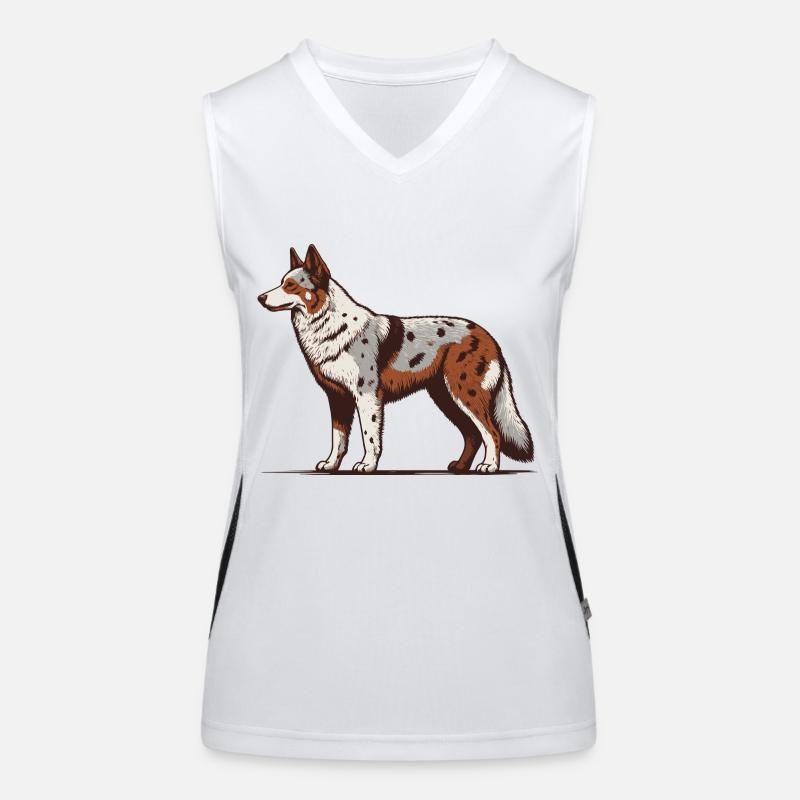 Australian Koolie Women's Functional Contrast Tank Top