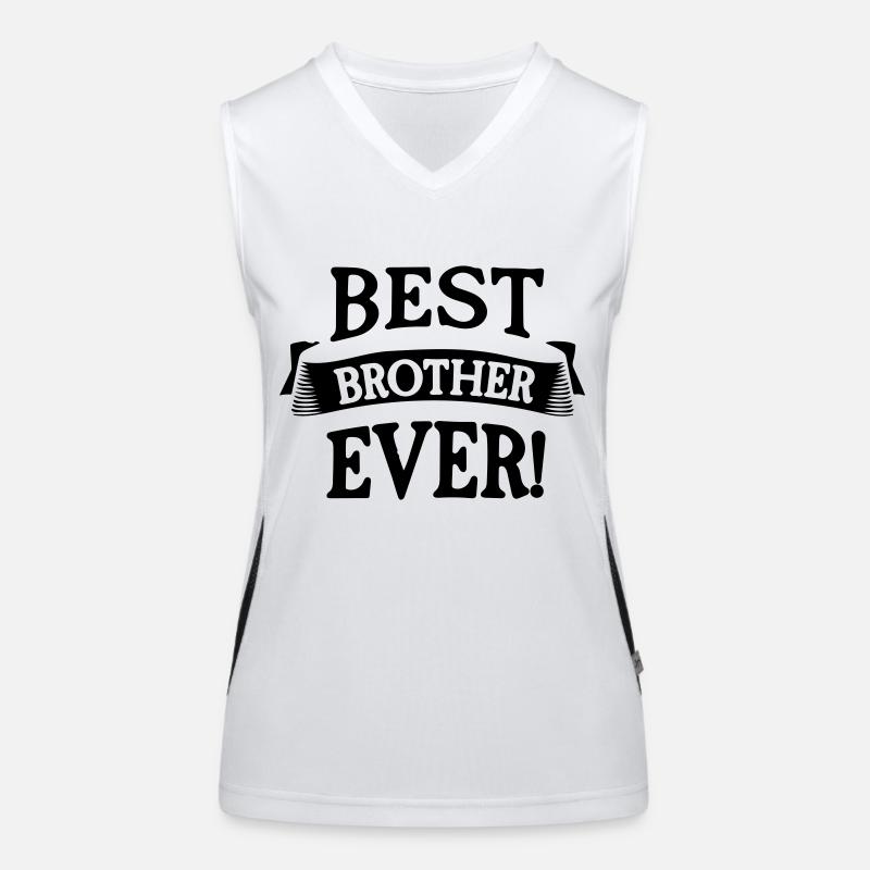 best brother ever Women's Functional Contrast Tank Top
