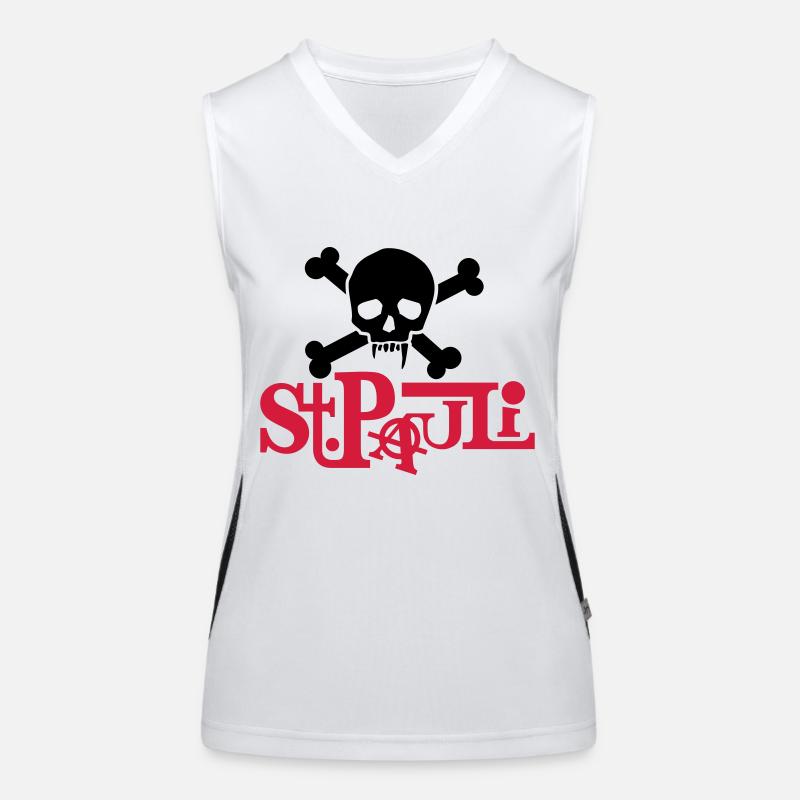 pauli01_2f Débardeur respirant contrasté Femme