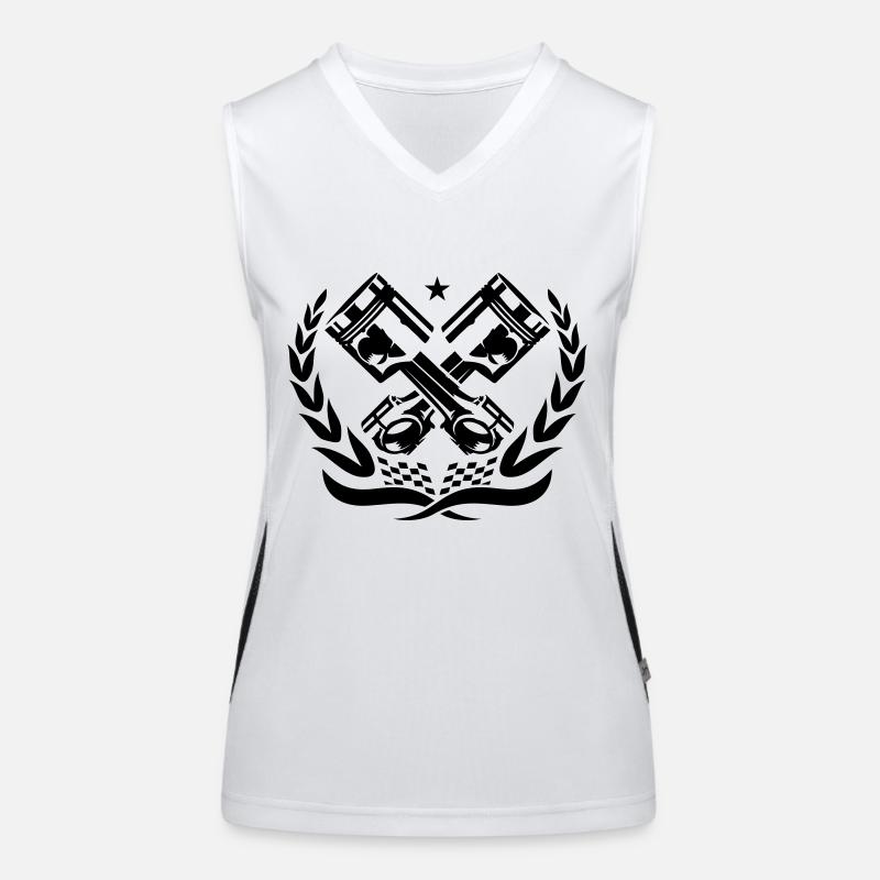 RACE PISTON Funktionelles Kontrast-Tank Top für Frauen
