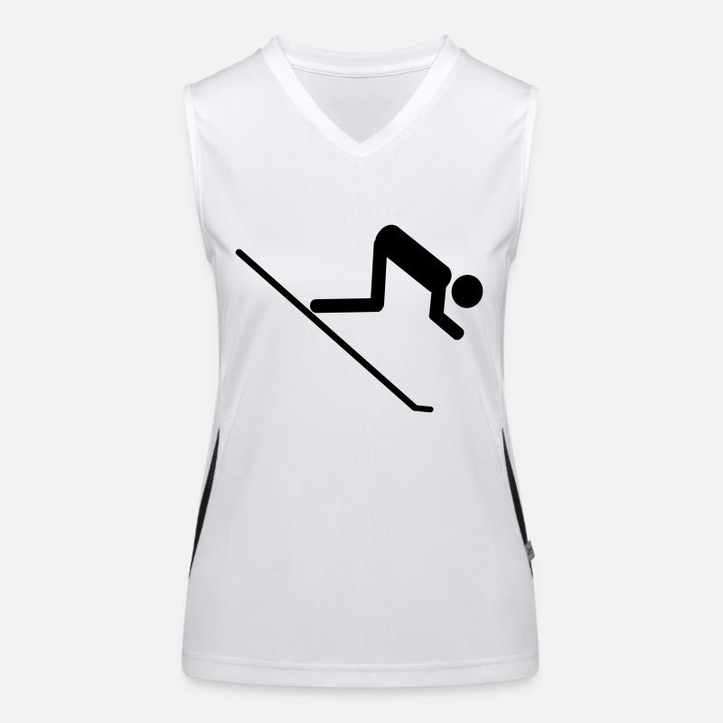 ski-run icon Women's Functional Contrast Tank Top