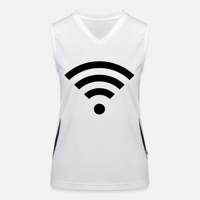 WIFI-WLAN Funktionelles Kontrast-Tank Top für Frauen