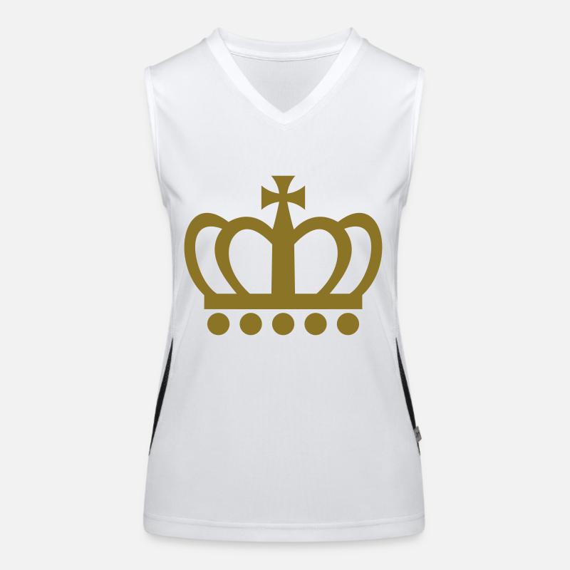 DE - Krone Funktionelles Kontrast-Tank Top für Frauen