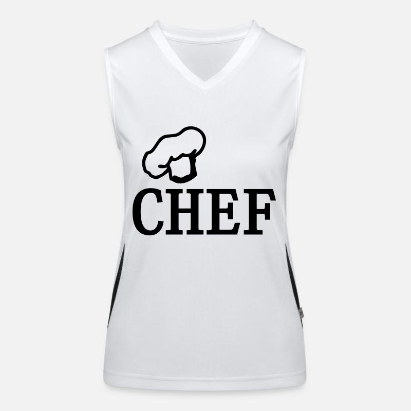 chef Women's Functional Contrast Tank Top
