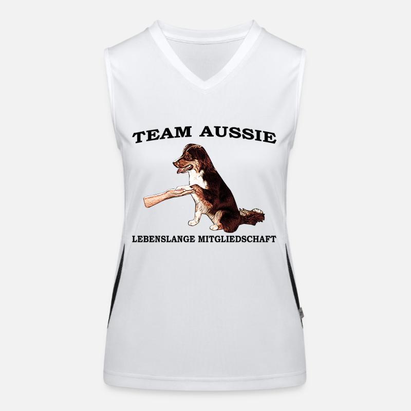 Aussie Team11 Funktionelles Kontrast-Tank Top für Frauen