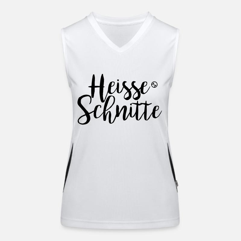 Heiße Schnitte Funktionelles Kontrast-Tank Top für Frauen