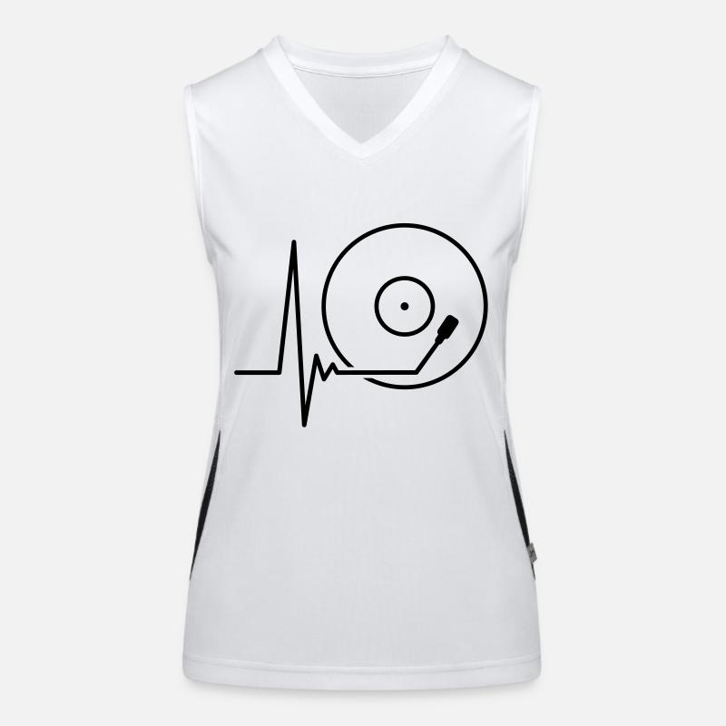 music_pulse_1c Funktionelles Kontrast-Tank Top für Frauen