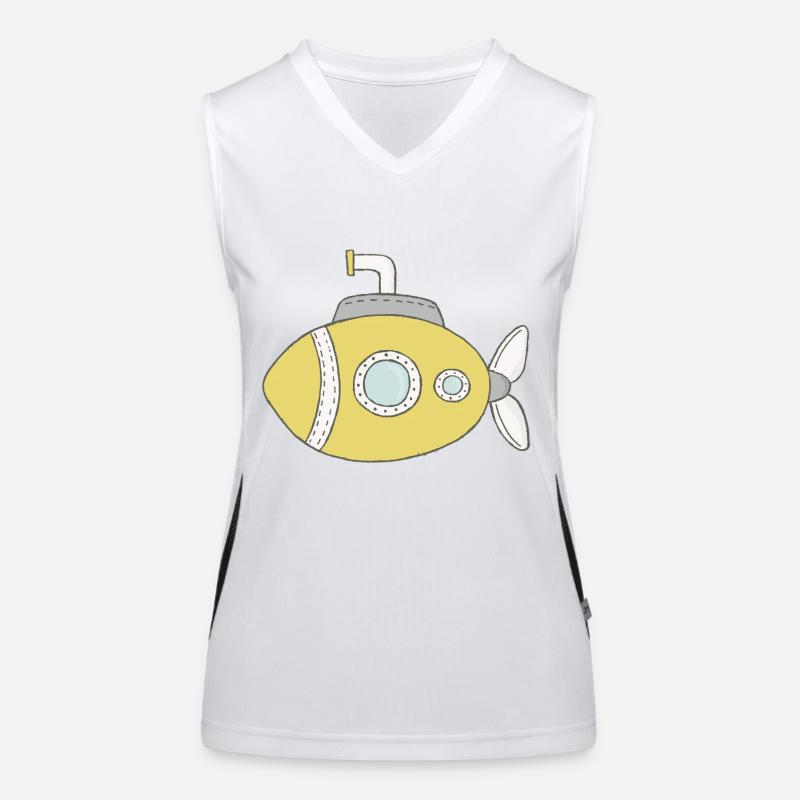 U-Boot Funktionelles Kontrast-Tank Top für Frauen
