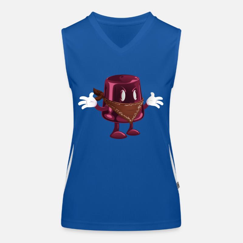 Ein Eimer mit Armen und Beinen Funktionelles Kontrast-Tank Top für Frauen