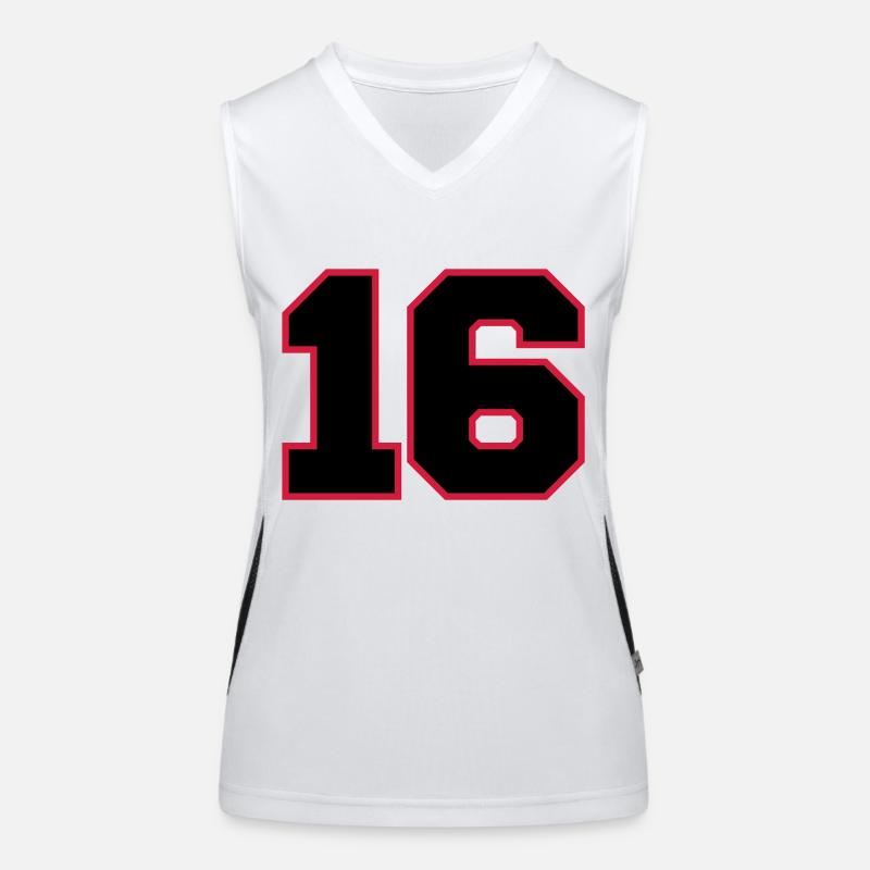 Numéro 16 Débardeur respirant contrasté Femme