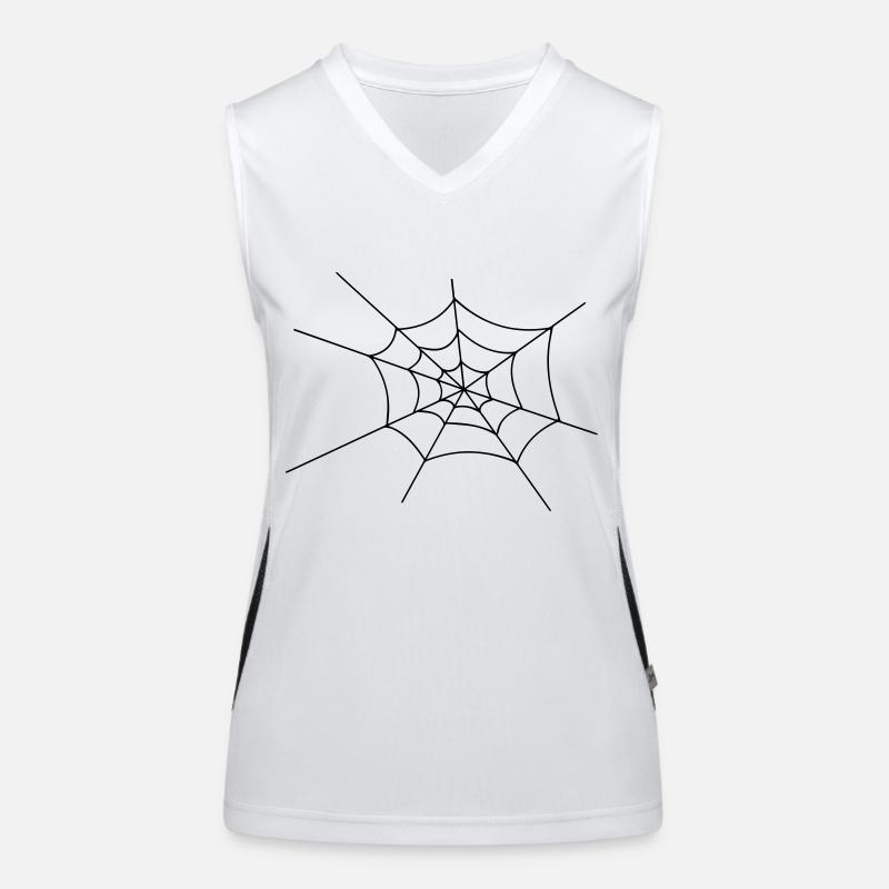 spider_web Débardeur respirant contrasté Femme