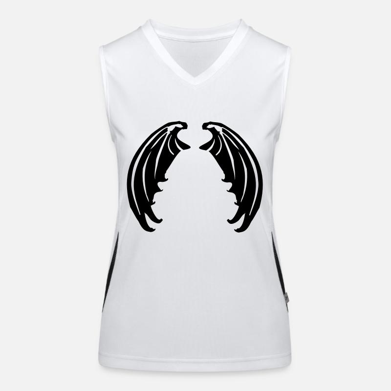 vampires_bat_wings Débardeur respirant contrasté Femme