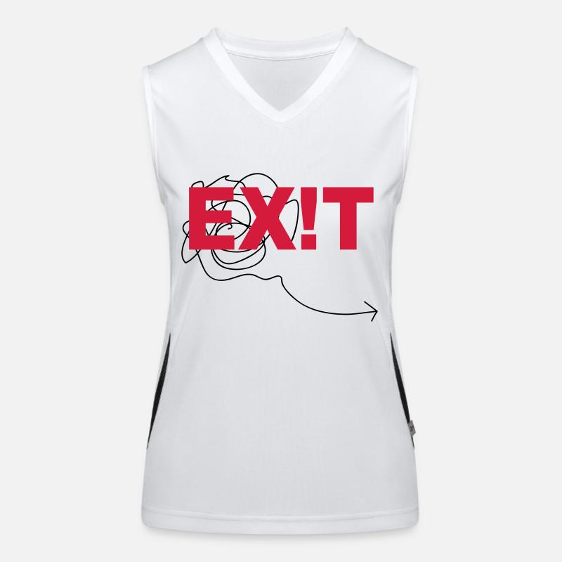 EXIT Women's Functional Contrast Tank Top