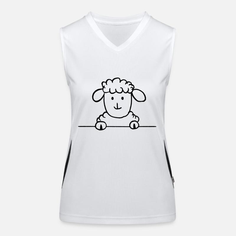 sir sheep Women's Functional Contrast Tank Top