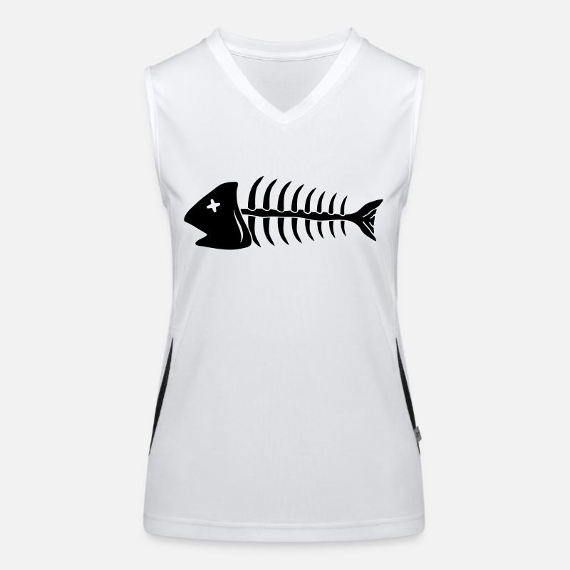fish Funktionelles Kontrast-Tank Top für Frauen