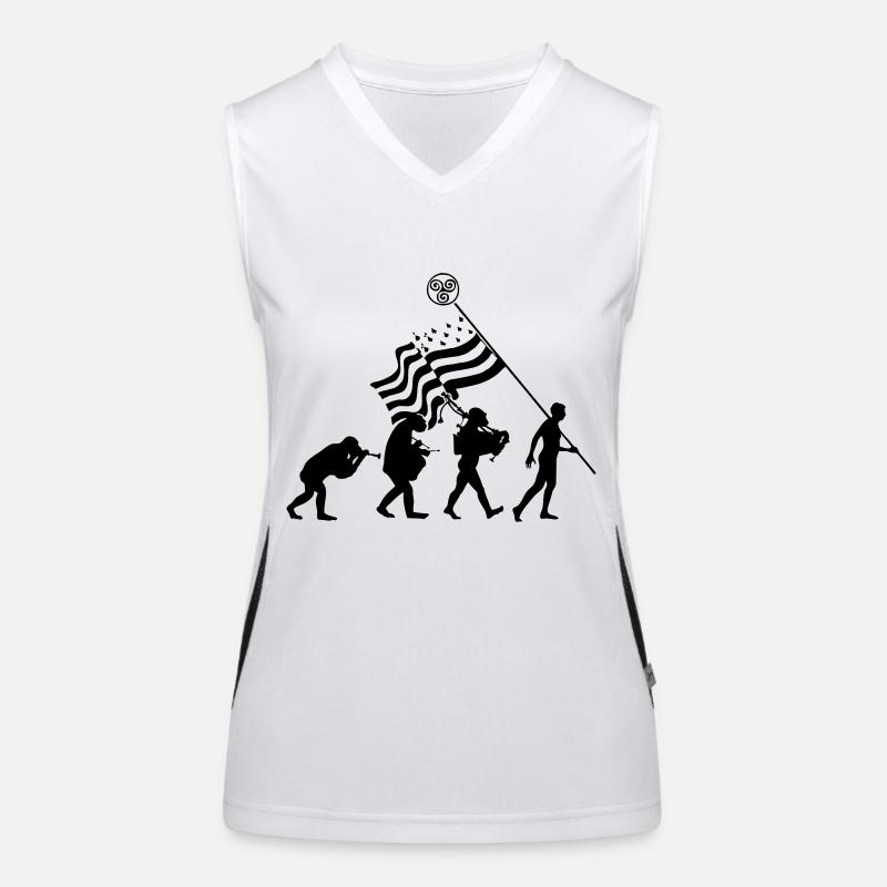 Porte Drapeau Débardeur respirant contrasté Femme