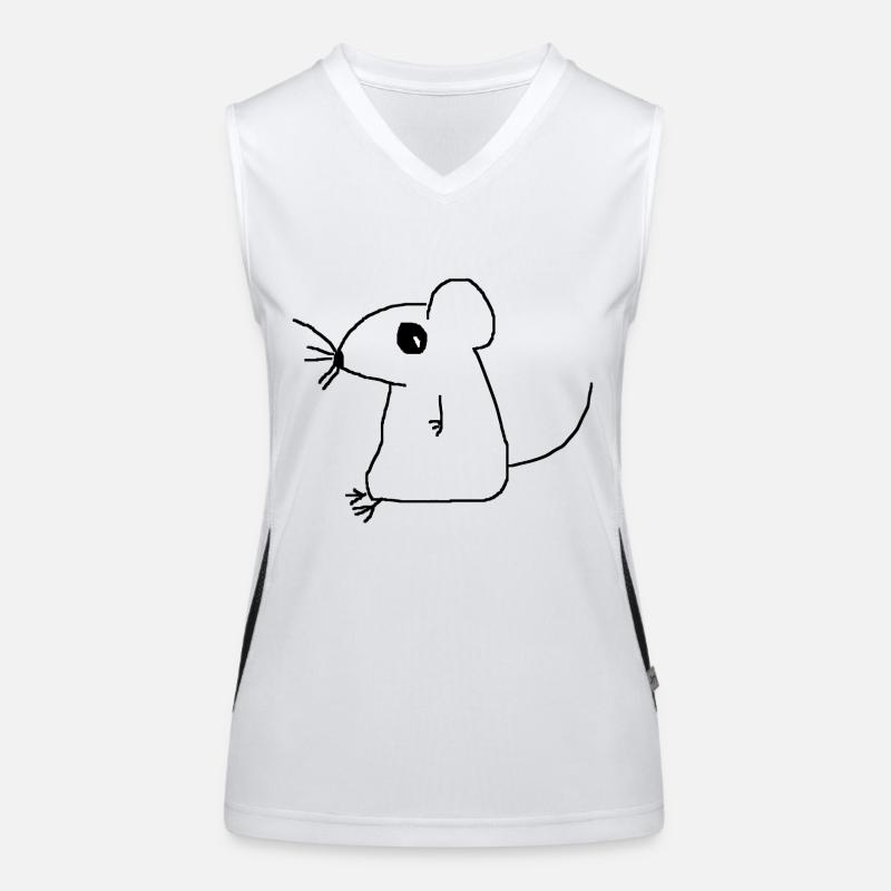 Maus Funktionelles Kontrast-Tank Top für Frauen