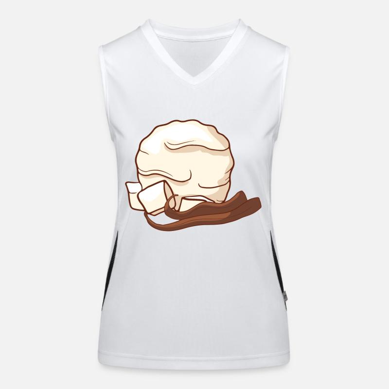 Vanille Eis Speiseeis Eiskrem Eiscreme Kugeleis Funktionelles Kontrast-Tank Top für Frauen