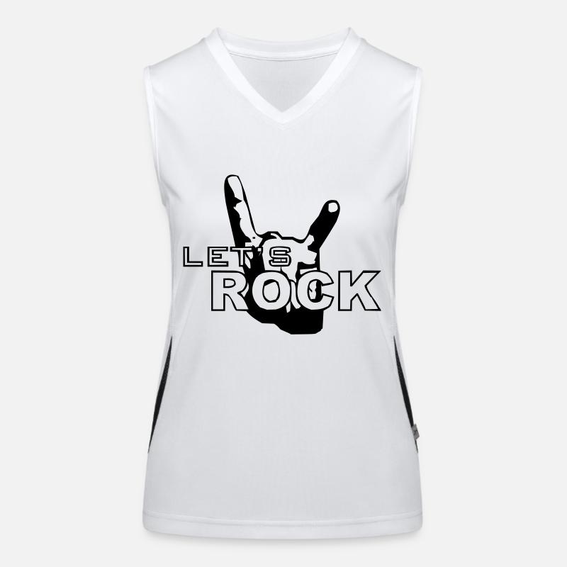 letsrock Women's Functional Contrast Tank Top