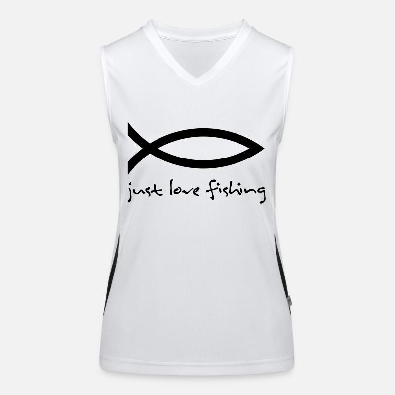 pêche Débardeur respirant contrasté Femme