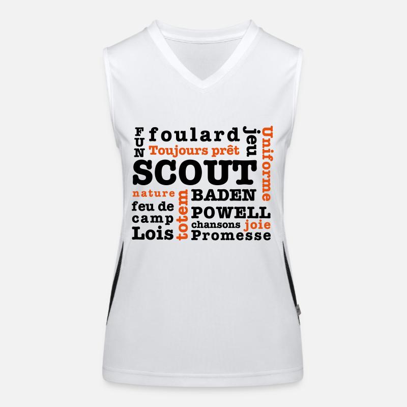 Scout Words Women's Functional Contrast Tank Top