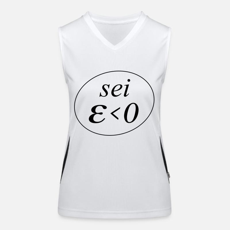 sei Epsilon größer Null Funktionelles Kontrast-Tank Top für Frauen