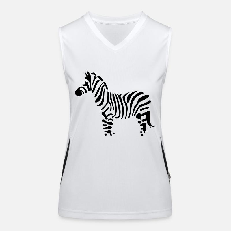zebra Women's Functional Contrast Tank Top