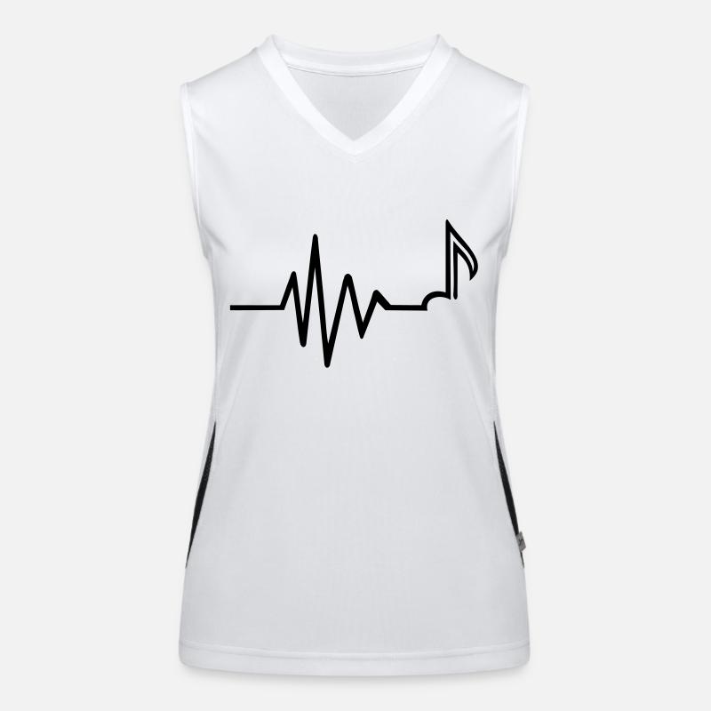 Frequenz Funktionelles Kontrast-Tank Top für Frauen