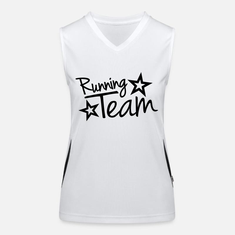 Running Team Funktionelles Kontrast-Tank Top für Frauen