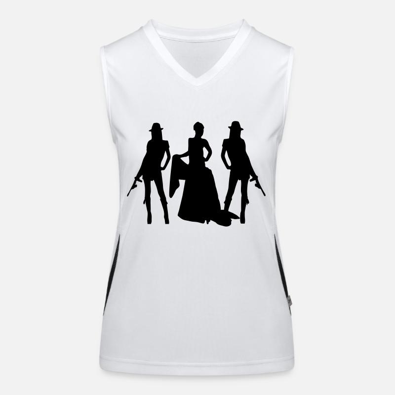 braut security Funktionelles Kontrast-Tank Top für Frauen