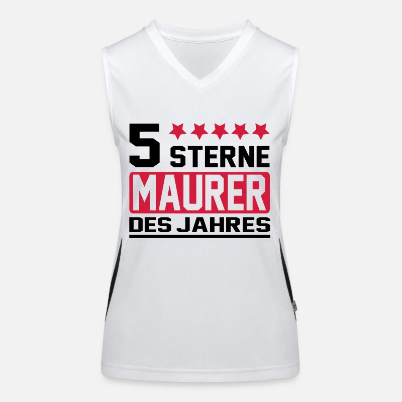 maçon Débardeur respirant contrasté Femme