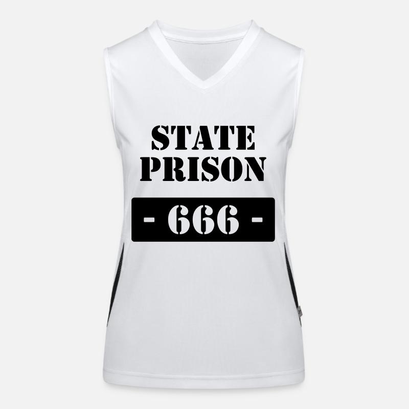 State Prison - 666 Débardeur respirant contrasté Femme