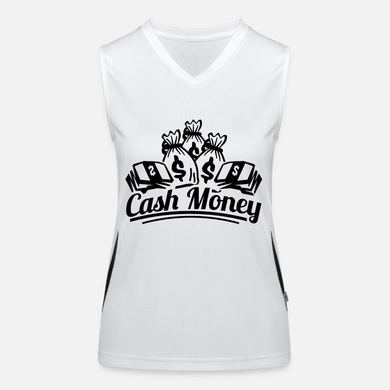cash_money_te1 Funktionelles Kontrast-Tank Top für Frauen