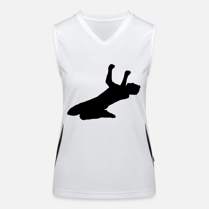 Fußball Tor! Funktionelles Kontrast-Tank Top für Frauen
