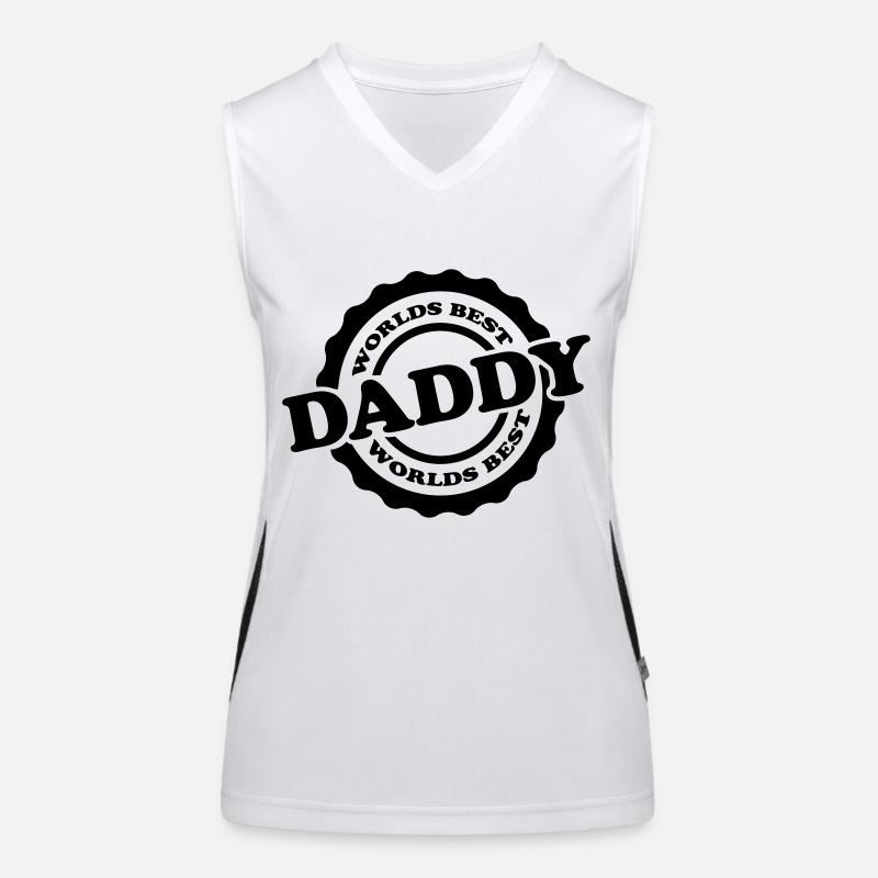 Worlds Best Daddy Women's Functional Contrast Tank Top