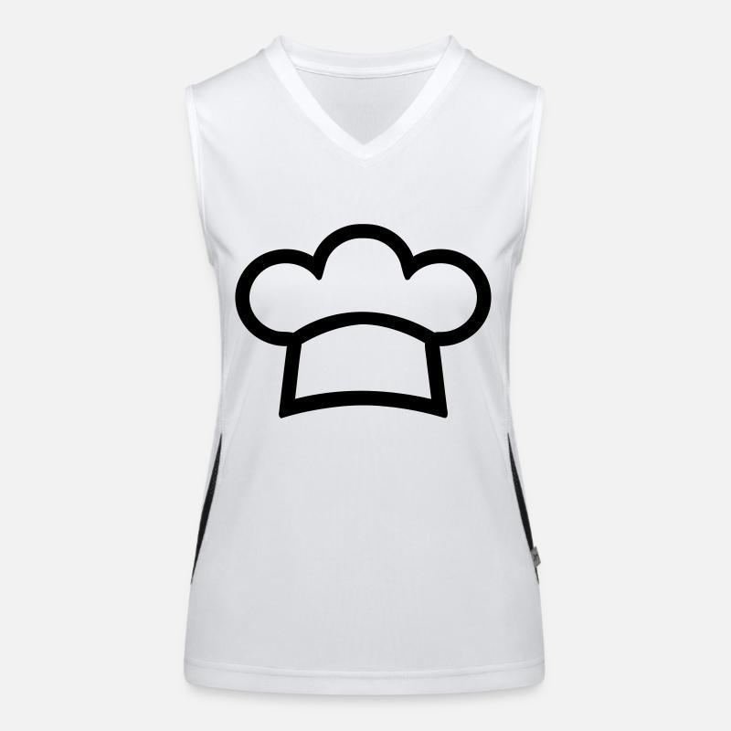 Cuisinier Débardeur respirant contrasté Femme